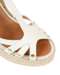 By Bianca Palermo Wedge  Off White