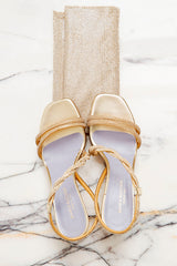 Bianca Buccheri Rosalind Gold Sandal