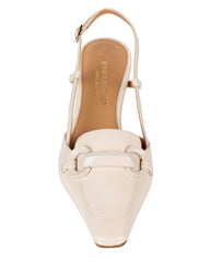 Bianca Buccheri Rhodi White Slingback