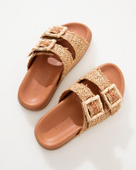 Dolci Firme Bamboo Tan Slide