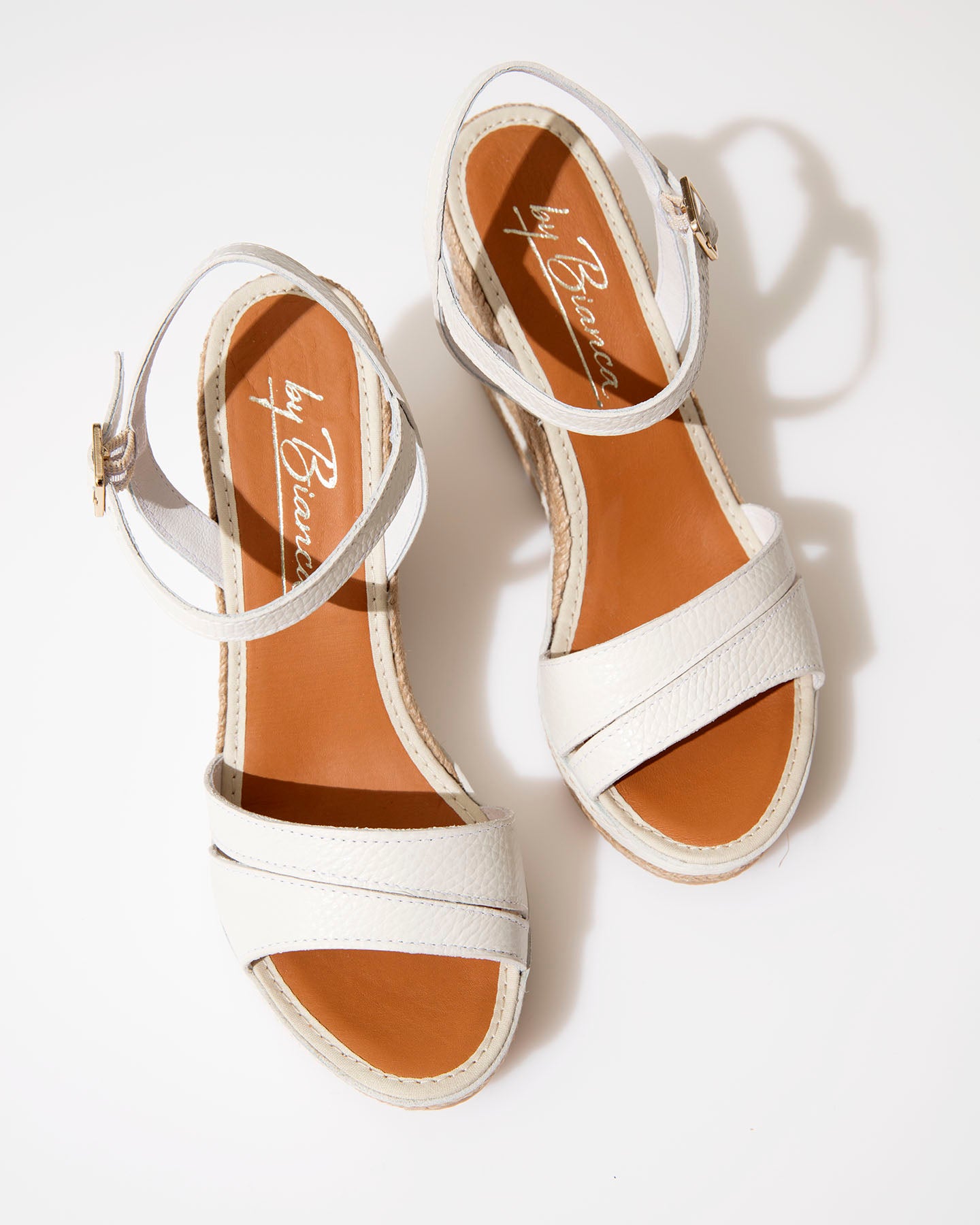 By Bianca Mallorca Wedge Off White