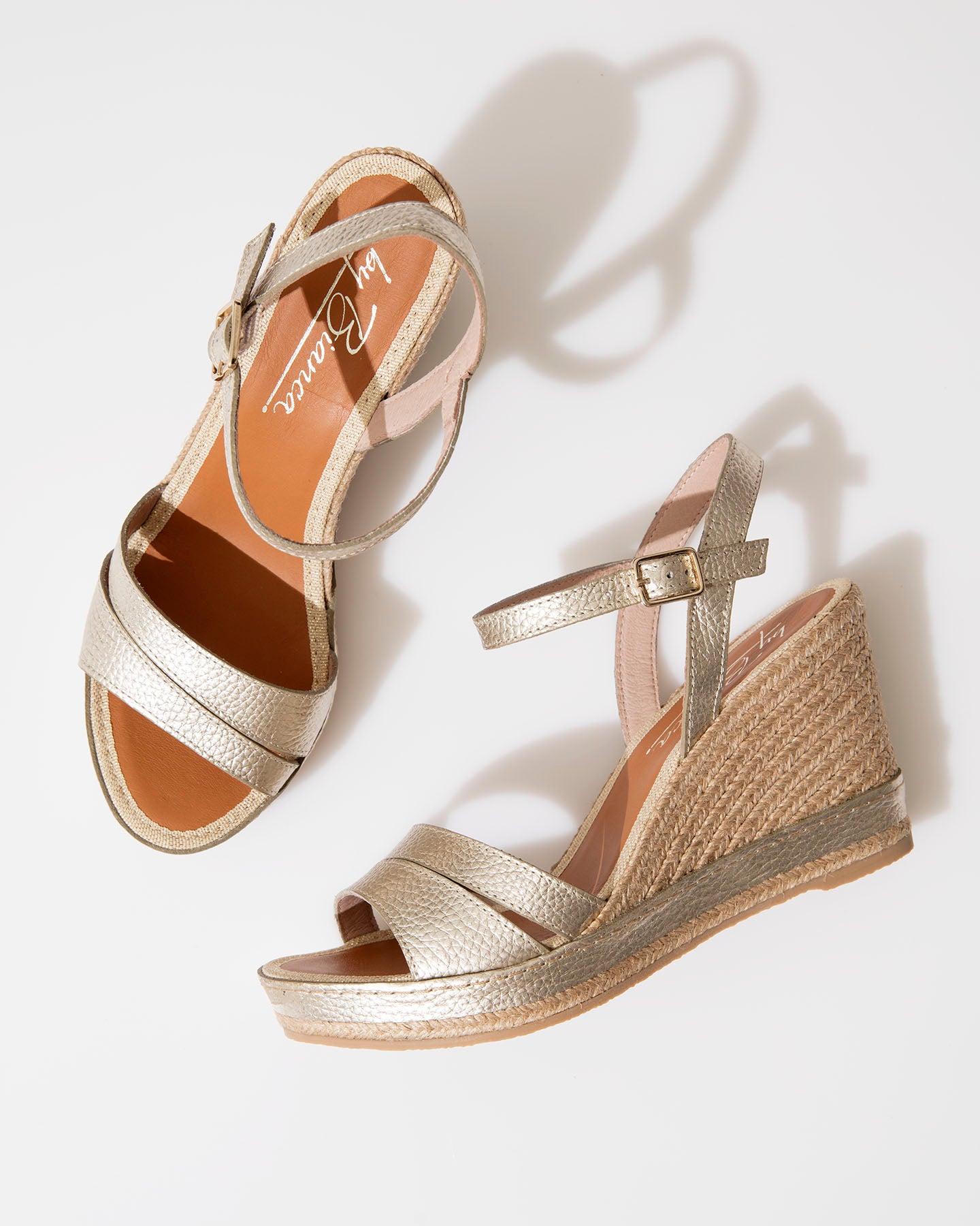 By Bianca Mallorca Wedge Gold