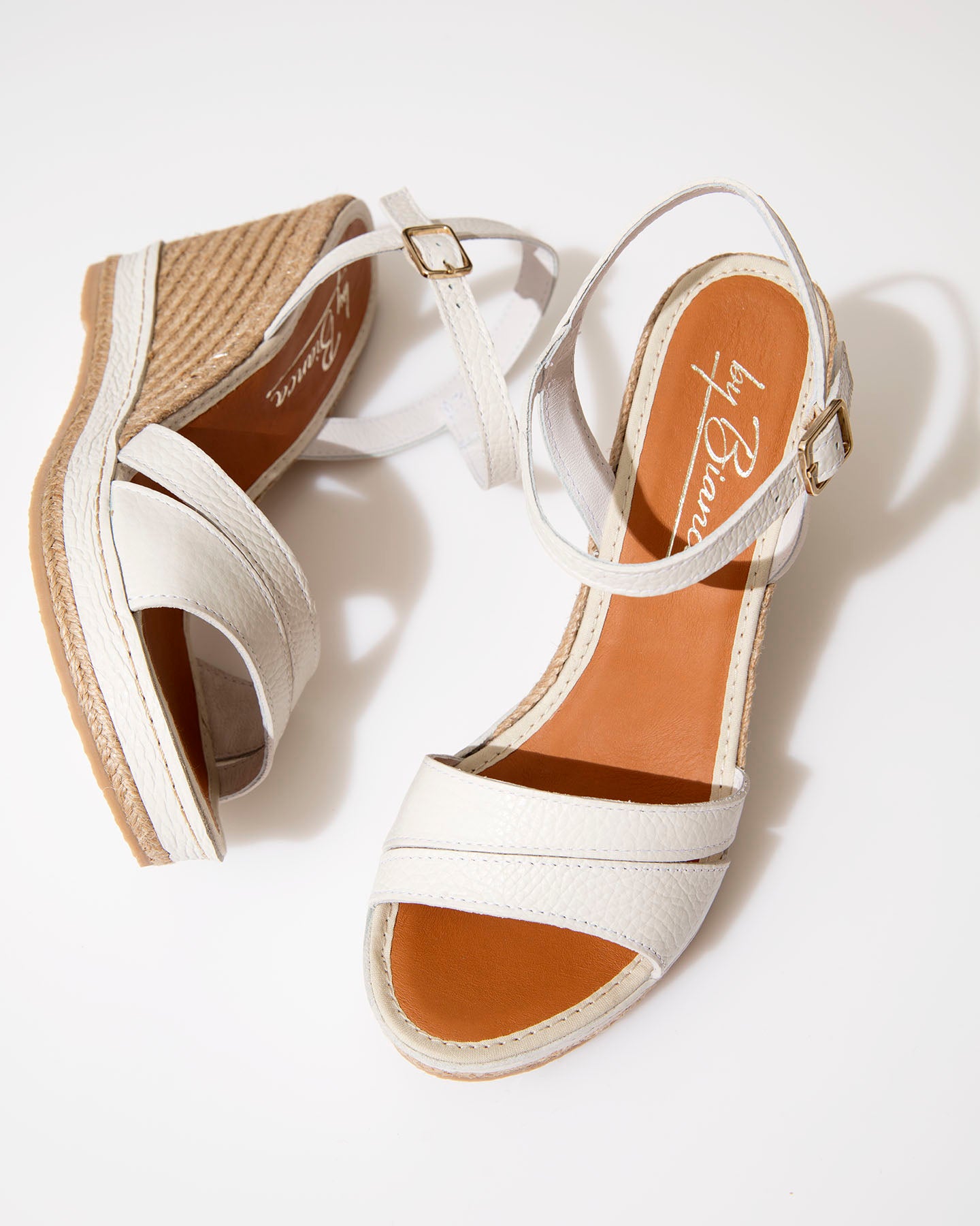 By Bianca Mallorca Wedge Off White