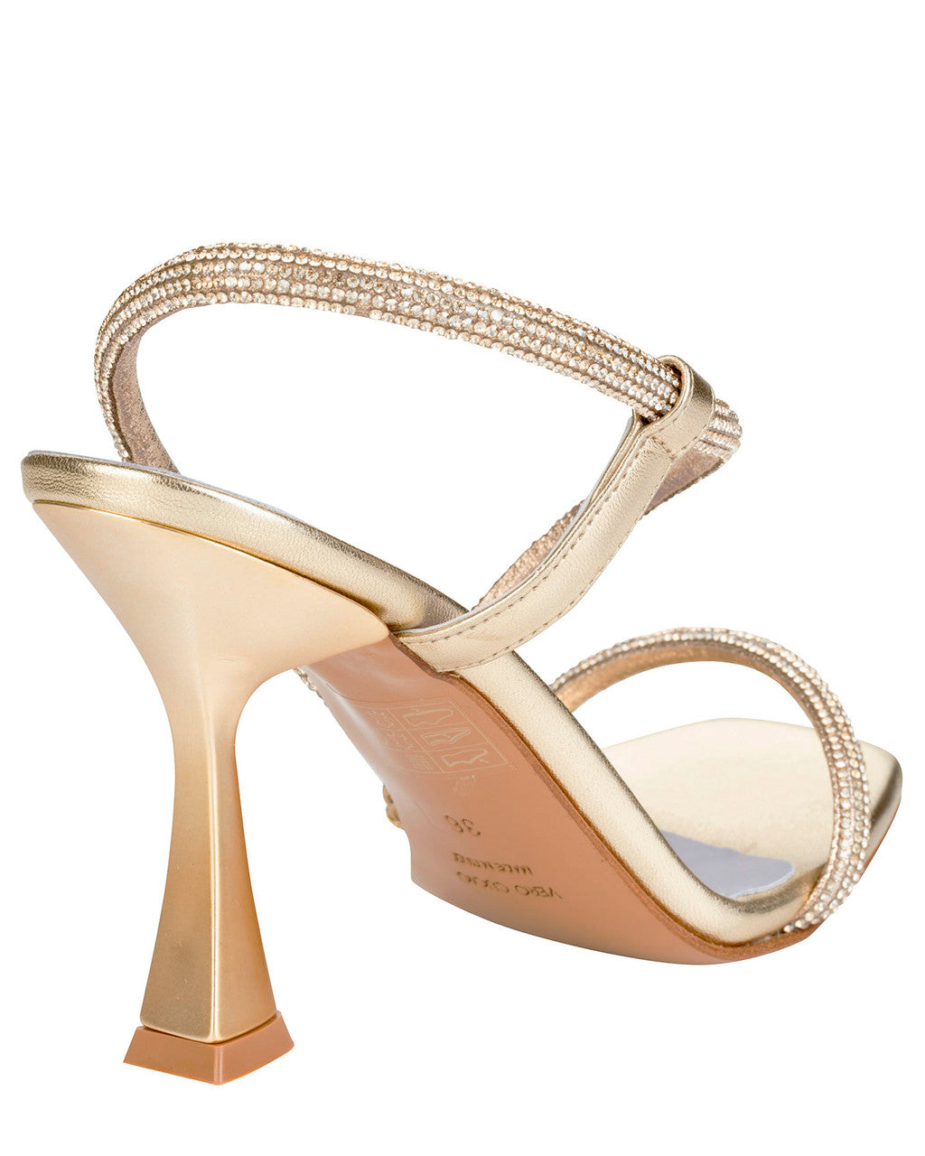 Bianca Buccheri Teramo Gold Sandals