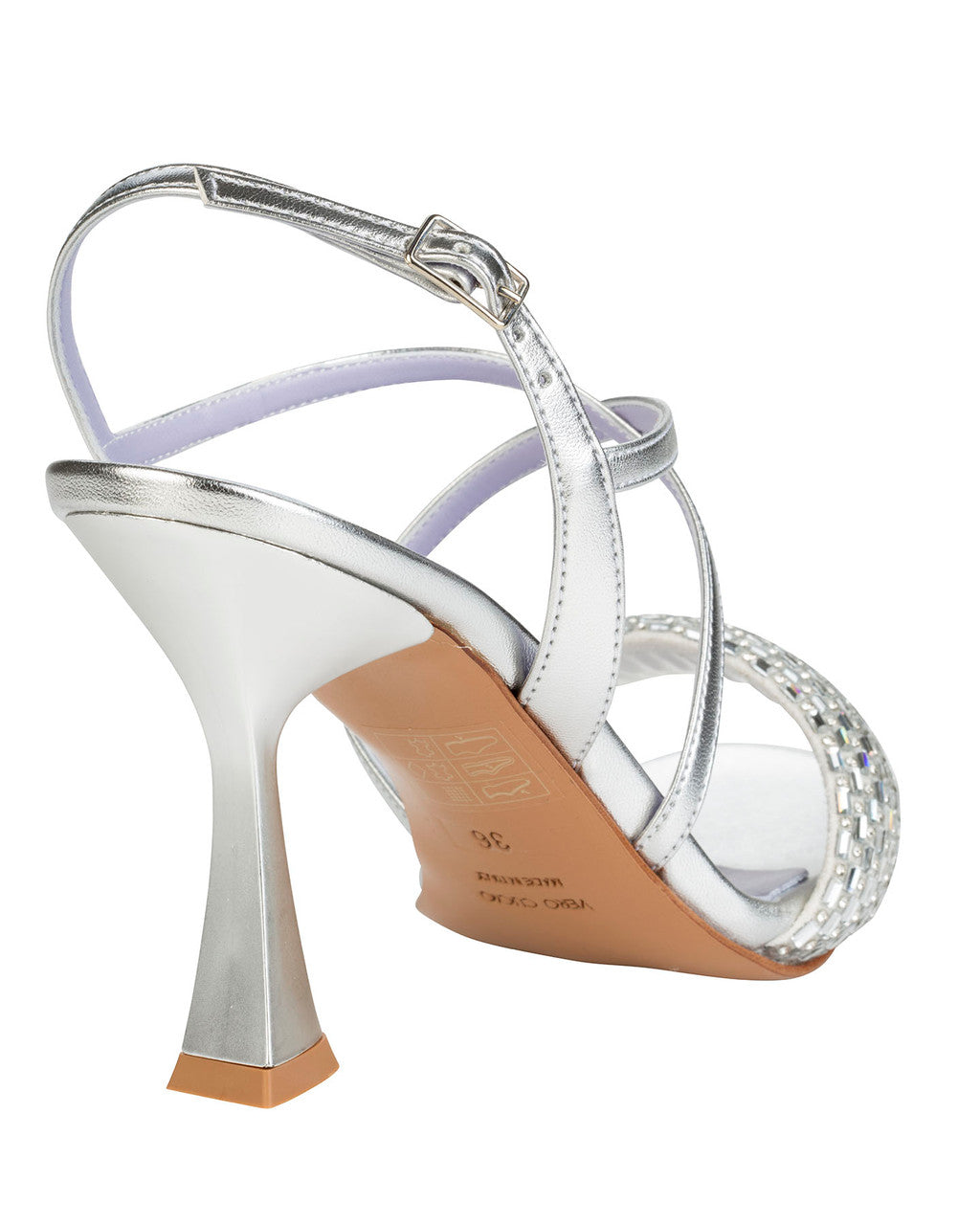 Bianca Buccheri Elisabetta Silver Sandals