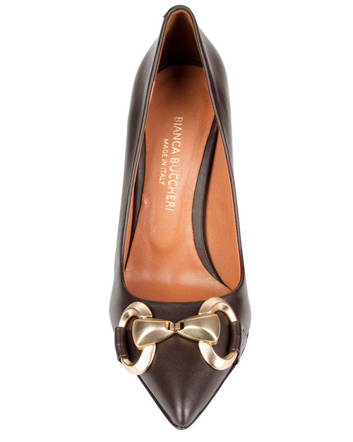 Bianca Buccheri Mencia Brown Pump